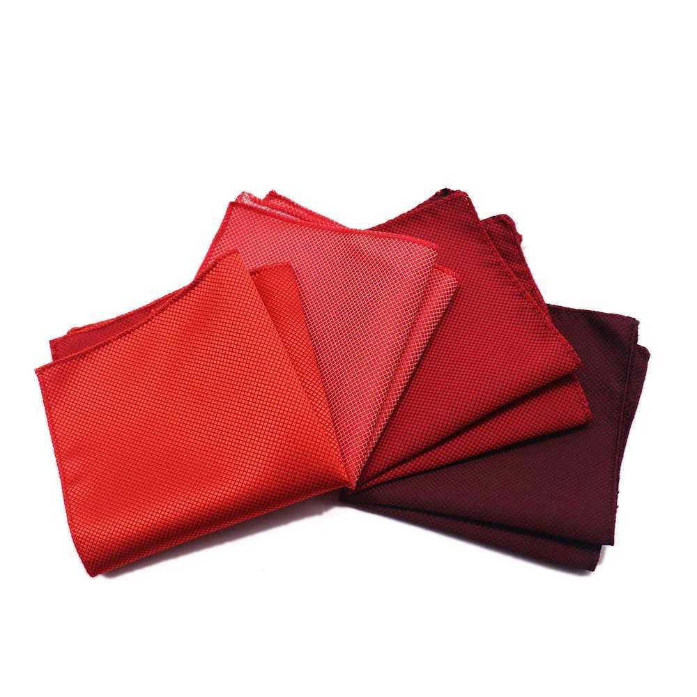 HUISHI Mens Hanky Jacquard Handkerchief Solid Plain Suits Pocket Square For Men Wedding Business Party Kanky Pocket GiftsX240921