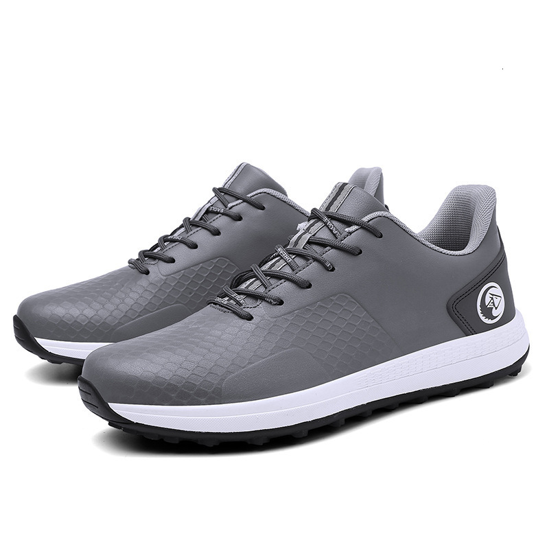 ddmytiger 526 plus size golf shoes waterproof non slip nail free shoes outdoor casual sports for men straight C