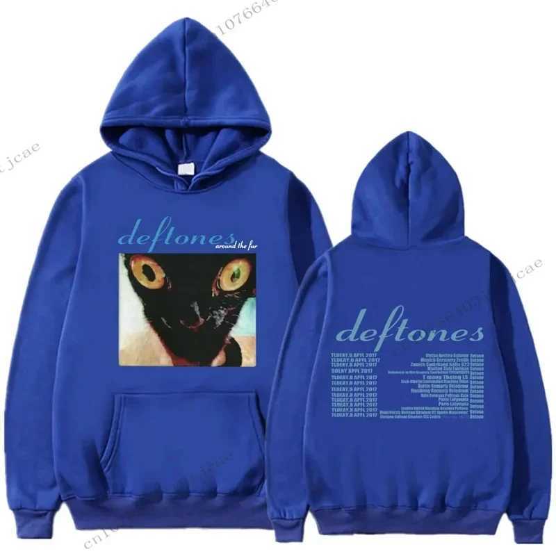 Deftones Hoodie Womens Fashion Hoodie Womens Sweater Mens Hoodie Hop Sweatshirt Mens Coat Shakur Mens Clothing Rap Singer W240921