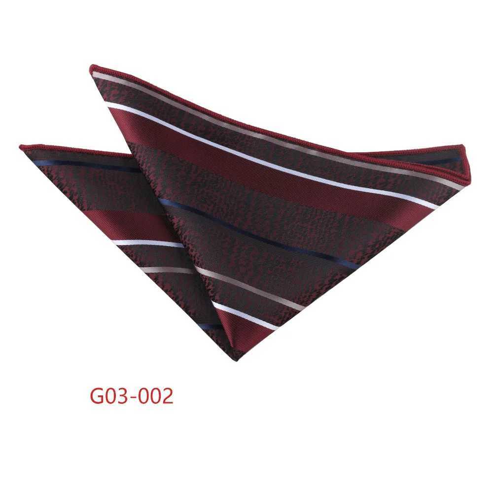 Trendy Brown Pocket Square Men Fashion Navy Flower Striped Handkerchief Small Scarf Wedding Party Suit Accessories Elegant HankyX240921