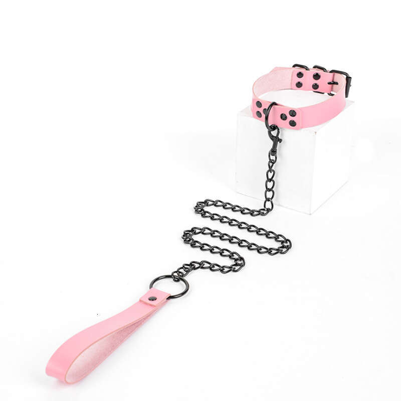 SM Props Sex Collar Female Industrial Punk Style Binding and Binding Traction Collar Alternative Sex Products Delivery