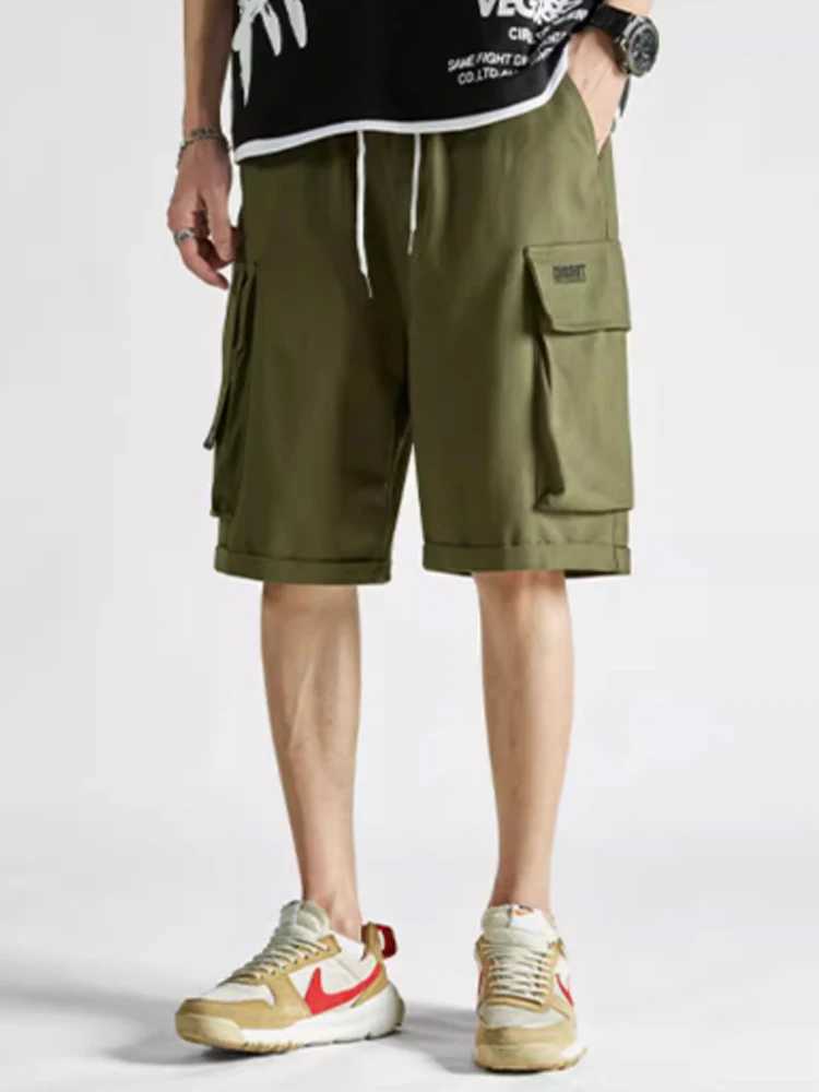 Cargo Shorts Mens fashion 2024 summer ins casual pants students trend port wind pantsX240921