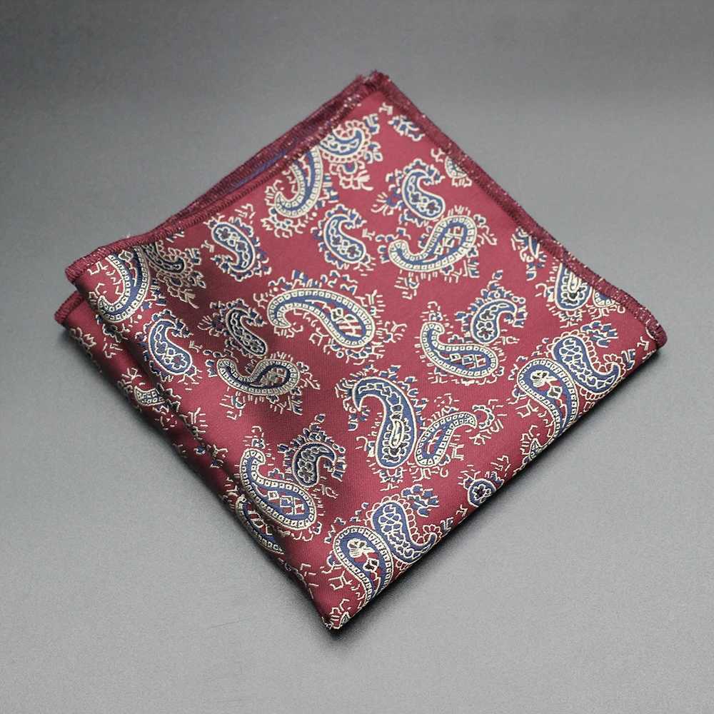 NEW Mens Pocket Square Floral Chest Towel For Men Women Woven Hanky Gentlemen Hankies Mens Suit Handkerchief Pocket TowelX240921