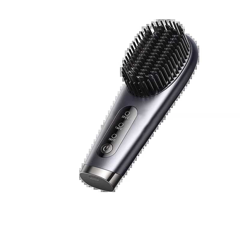 Portable straightener kit with hot comb and constant temperature scratch protection straightener comb W240807