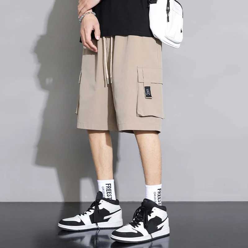 Mens Fashion New Cargo Shorts Casual Big Pockets Versatile Summer ShortsX240921