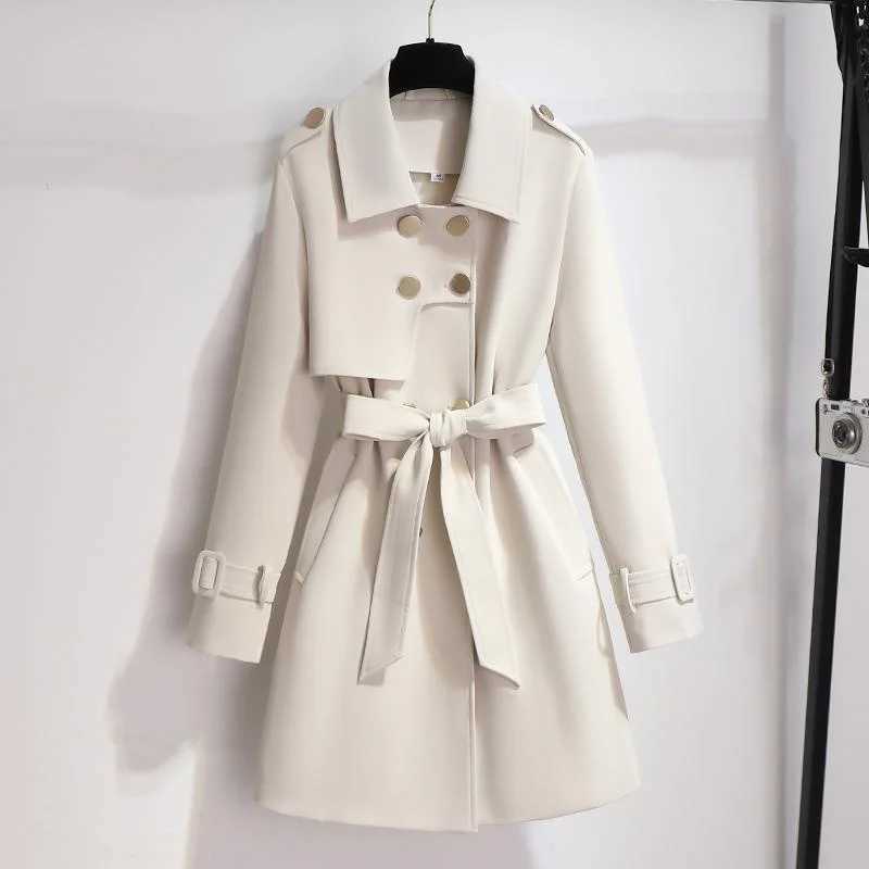 Spring Autumn Trench Coat Women 2024 New Korean Fashion Loose Long Casual Windbreaker Female Coat Outerwear Overcoat TopsX240921