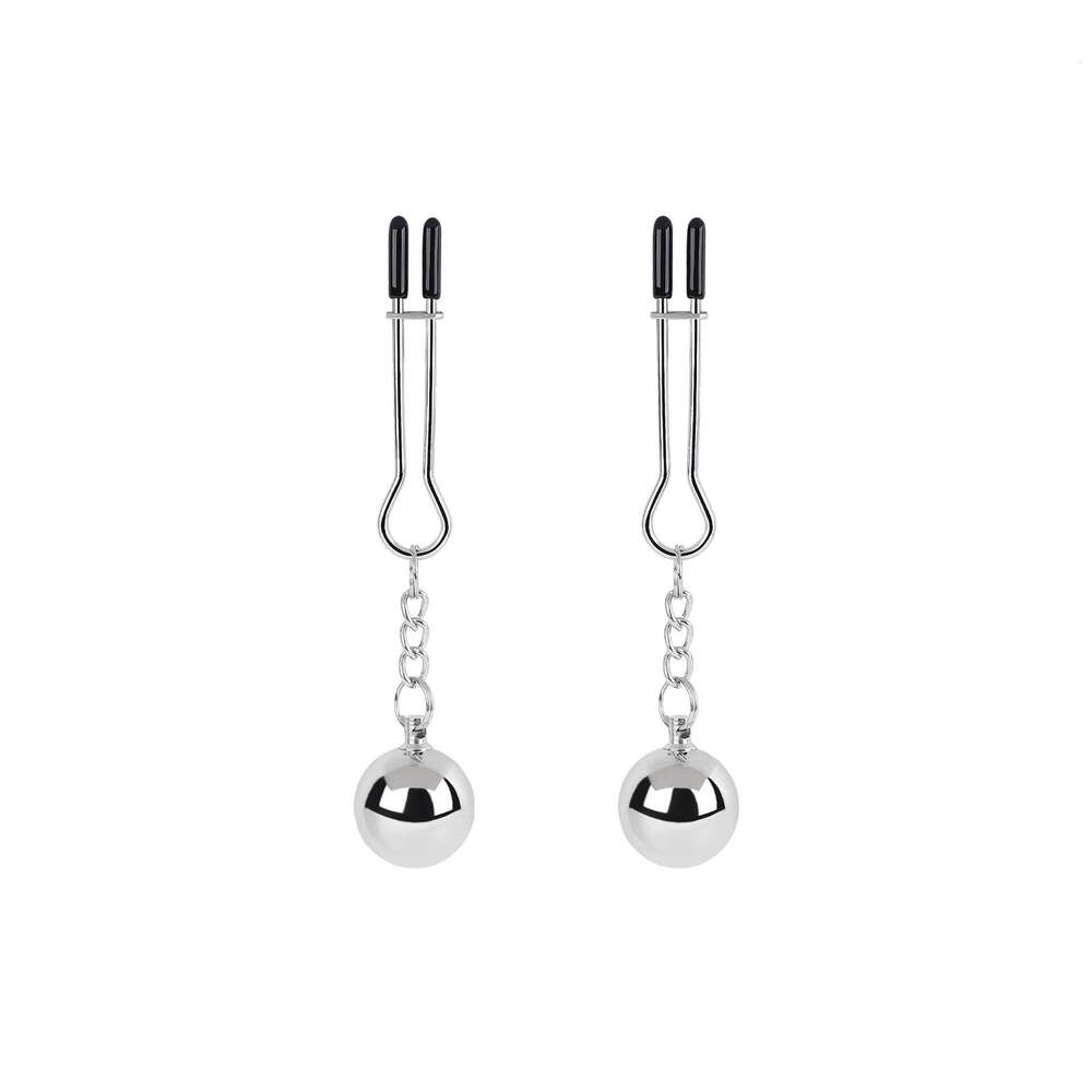 Cross border New SM Sex Toys Metal Gravity Ball Milk Clip Weight Pendant Milk Clip SM Adult Products Wholesale