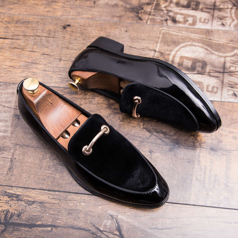 Brand High-end Loafers Groom's Wedding Spring Autumn Hot Selg Men's Low Top Shoes Versatile Business Style