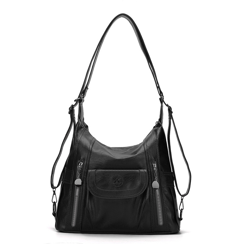 2025 New Shoulder Bag Fashion Multi Functional Crossbody Bag Designer Simple Fashion Korean Edition Large Capacity Light Luxury Handheld Crossover PU 