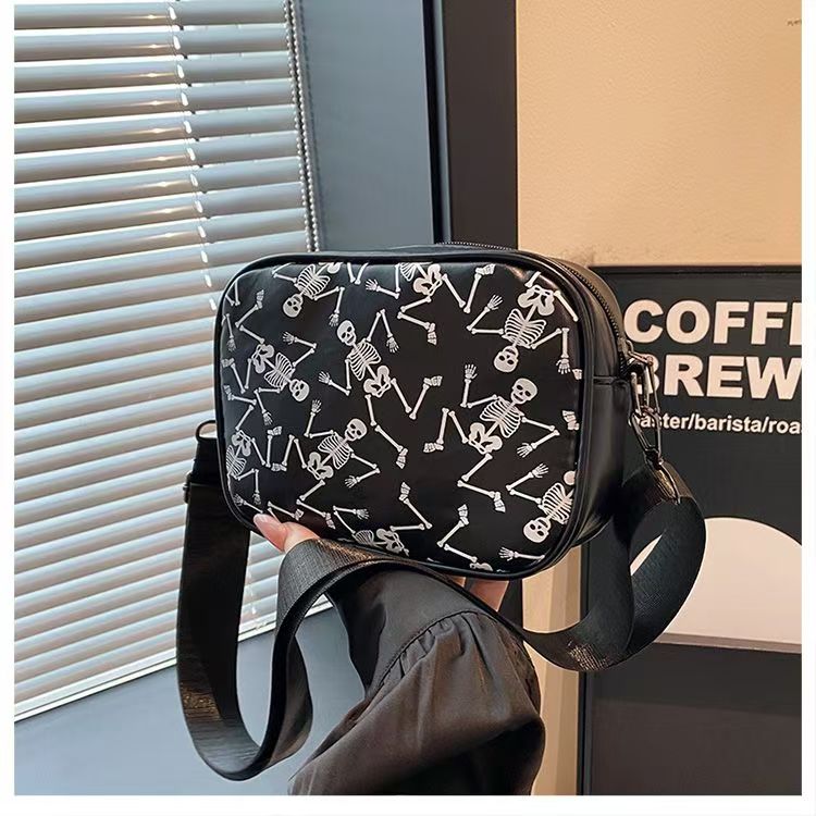 Spooky Skull Crossbody Bag: Stylish 2024 Halloween Tote for Women