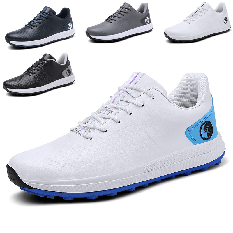 ddmytiger 526 plus size golf shoes waterproof non slip nail free shoes outdoor casual sports for men straight C