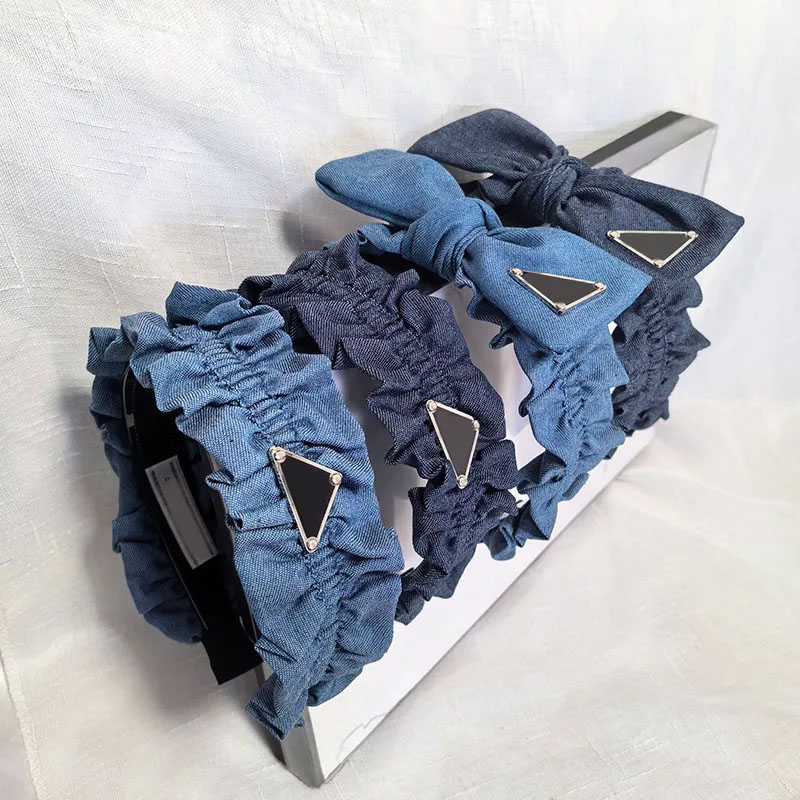 Designer Headband Big Bowknot for Women Stretch Cross Wide Hairbands Sport Headbands Headwrap Bandana Girls Hair Accessories Luxury Jewelry Twist Turban