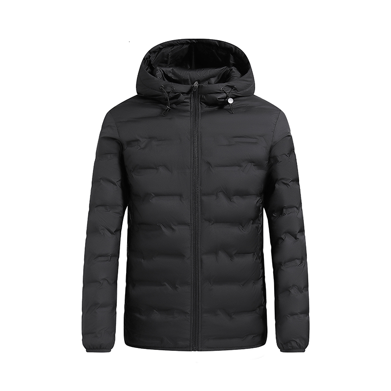 Men Warm Thick Hooded Winter Mens Lightweight Casual Breathable Slim Coat High Quality Down Jacket Male