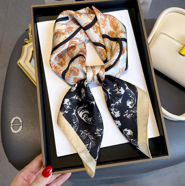 20style Square Silk Scarf Designer Scarf Letters Headband for Women Luxury Brand Square Shawls Scarfs for Ladies Scarves Headkerchief Bandana Headscar