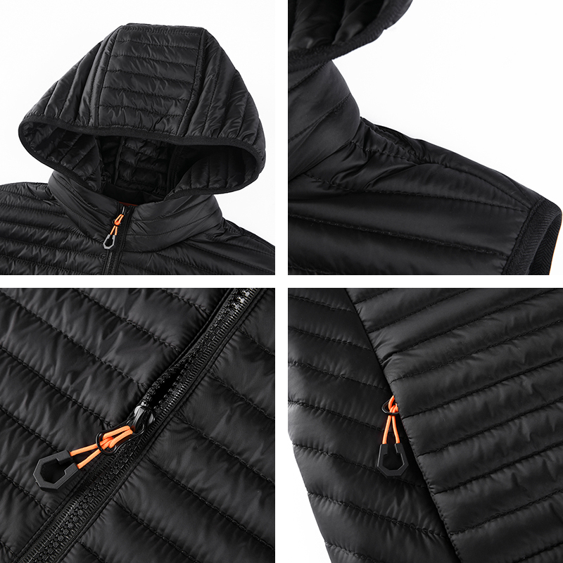 2023 Winter New Men Warm Hooded Sleeveless Mens Windproof Waterproof Casual Waistcoat Autumn Thicken Vest Jacket Man