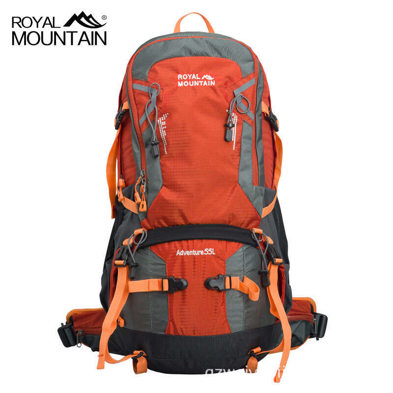 Outdoor Sports Mountaineering Bag, Camping Hiking Travel Bag Upgraded And Enhanced 55L
