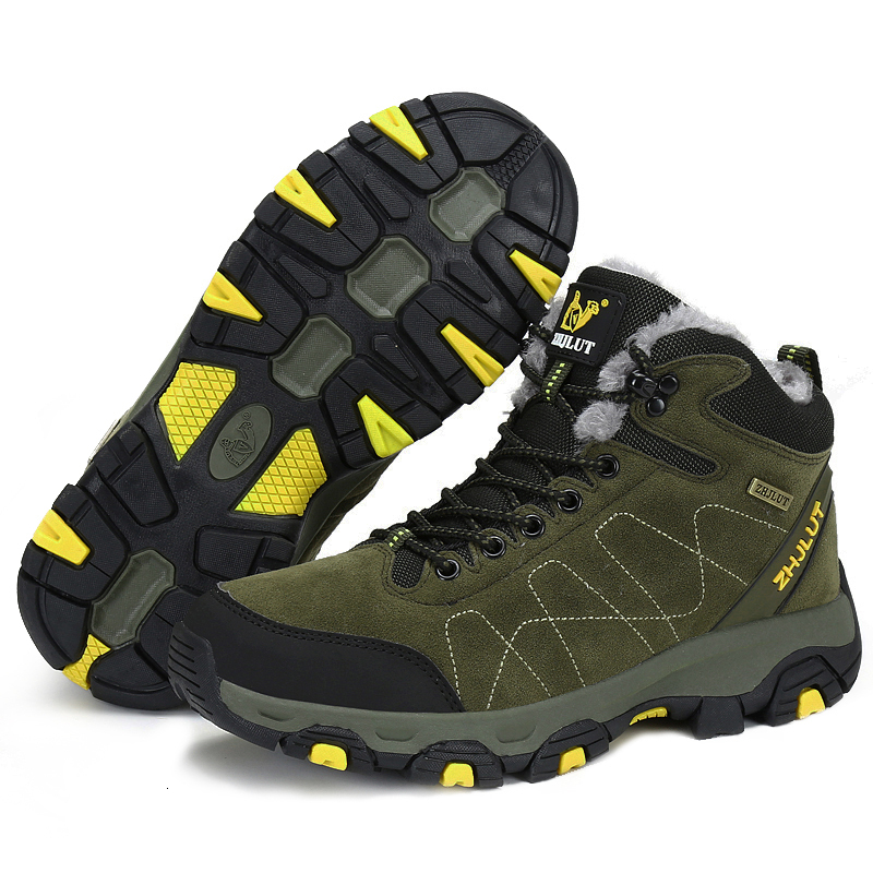 Designer Shoes New Men's and Women's Outdoor Winter Warm Fashion Shoes Men's Suede Casual Snow Leather Walking Shoes Hunting Boots Snow
