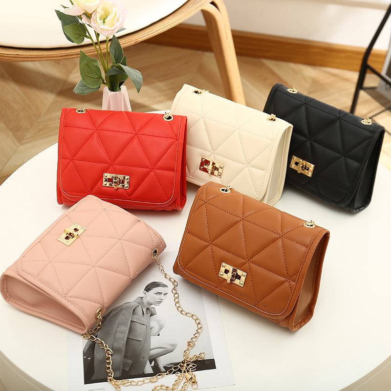Grid Patterned Bag Designer Small Square Bag Womens Crossbody Bag Simple Style Shoulder Bag Ladies Small Bag Classic Chain Handbag DPD2409215