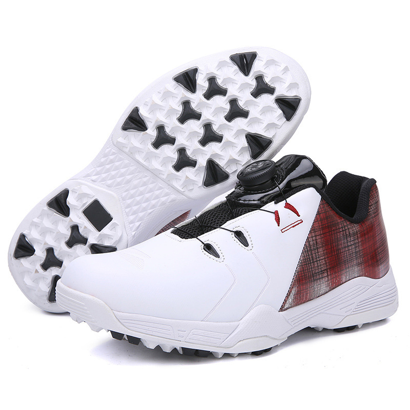 ddmytiger 8001 large golf shoes for men and women couple breathable broken activity nails anti slip knob buckle outdoor C ddmythur