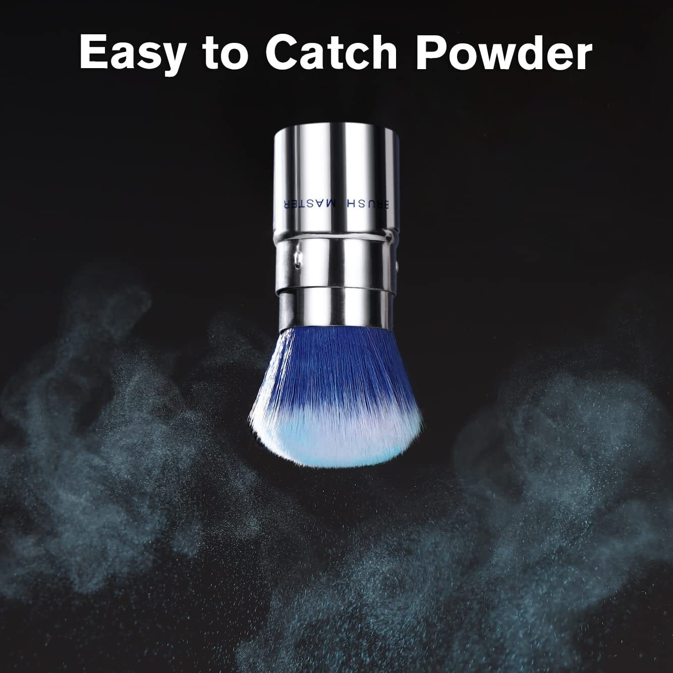 retractable spray gun kabuki brush suitable for all facial makeup and liquid foundation suitable for liquid face cream and foundation makeup aluminum 