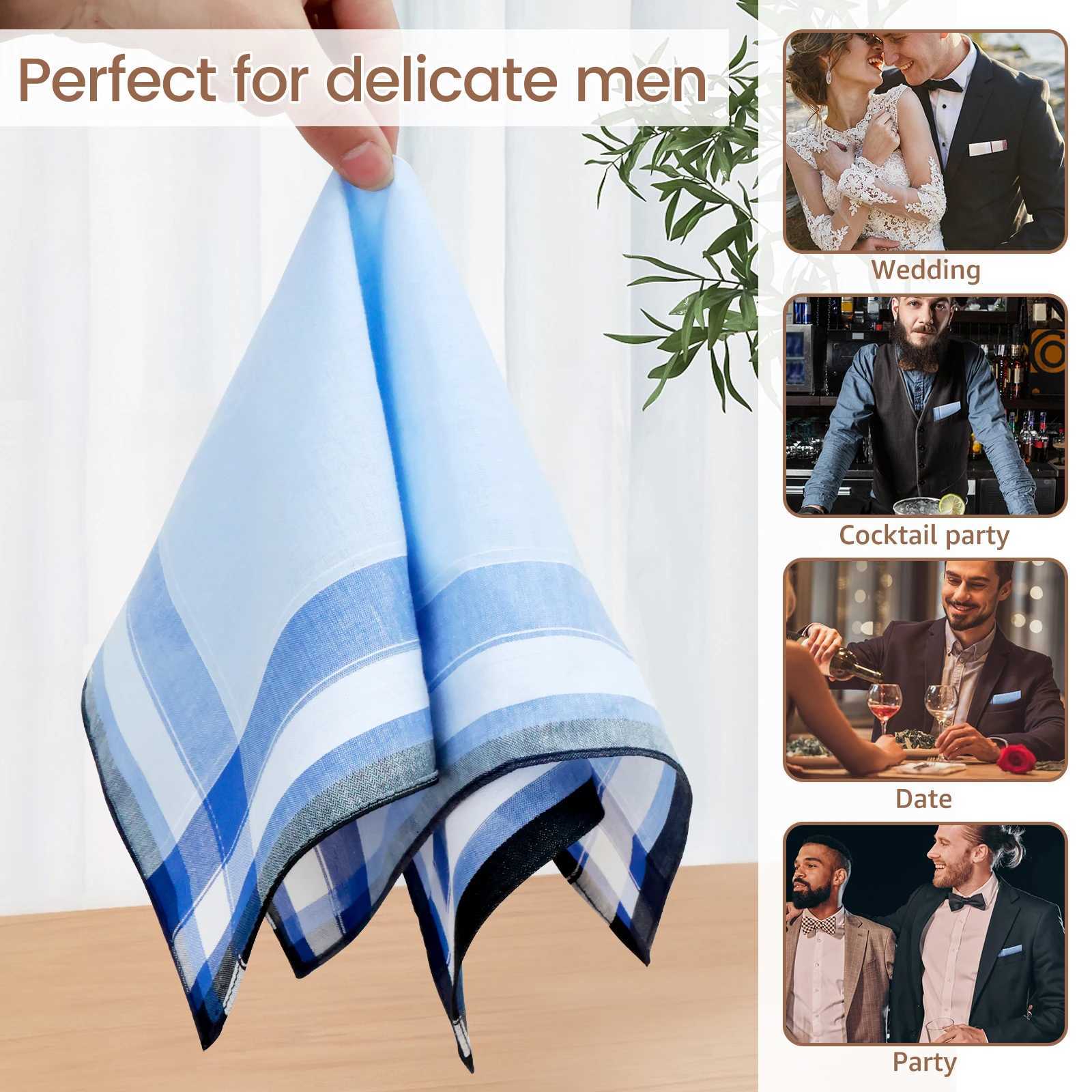 10-24 handheld towels with multi-color plain weave mens retro pocket cotton towels used for wedding party business W240921