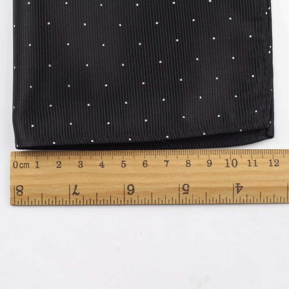 Vintage Fashion Party Mens Handkerchief Star Silver Point Groomsmen Men Pocket Square Hanky 22*22cmX240921