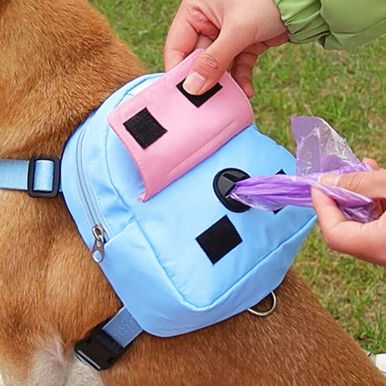 Cartoon Bag Outdoor Travel Dog Small Backpack Pet Supplies