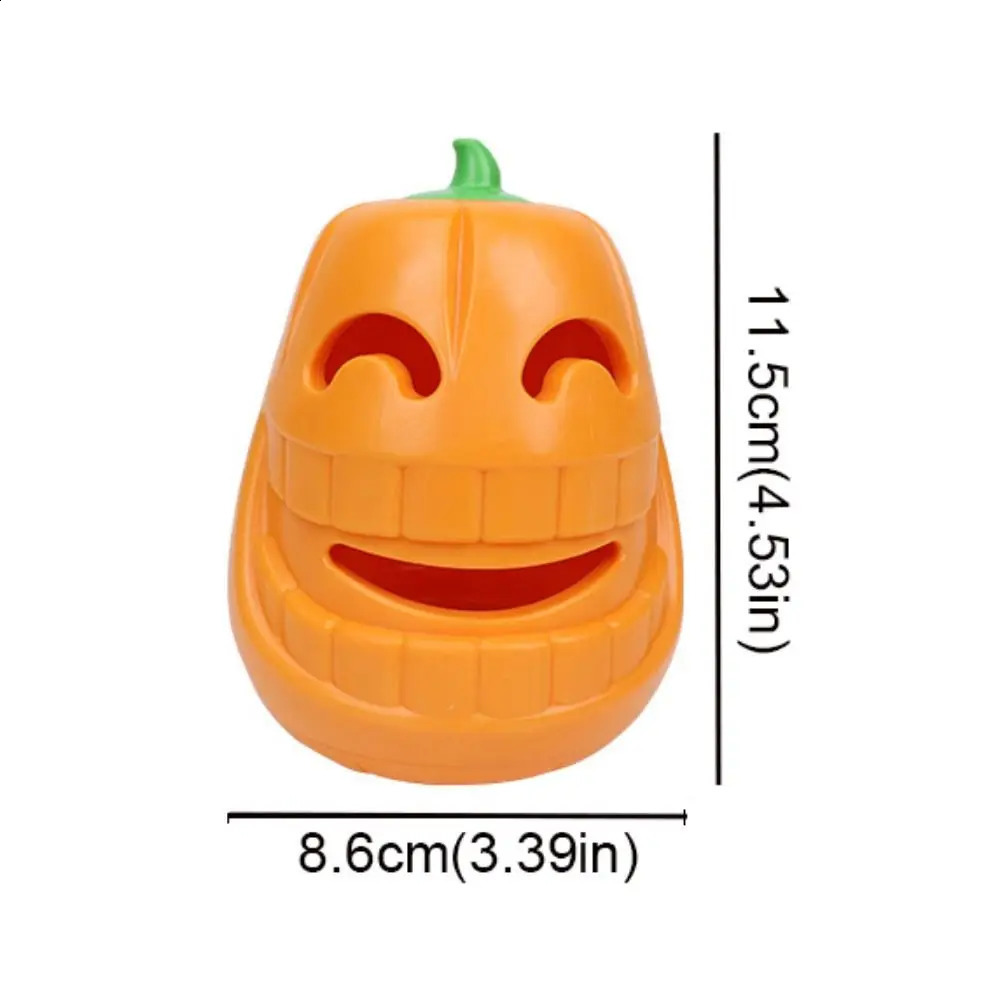 Bird Resist Pumpkin Leakage Food Toy Anti suffocation TPR Dog Chewing Toy Soft Halloween Dog Bite Toy Relieves Boredom 240914