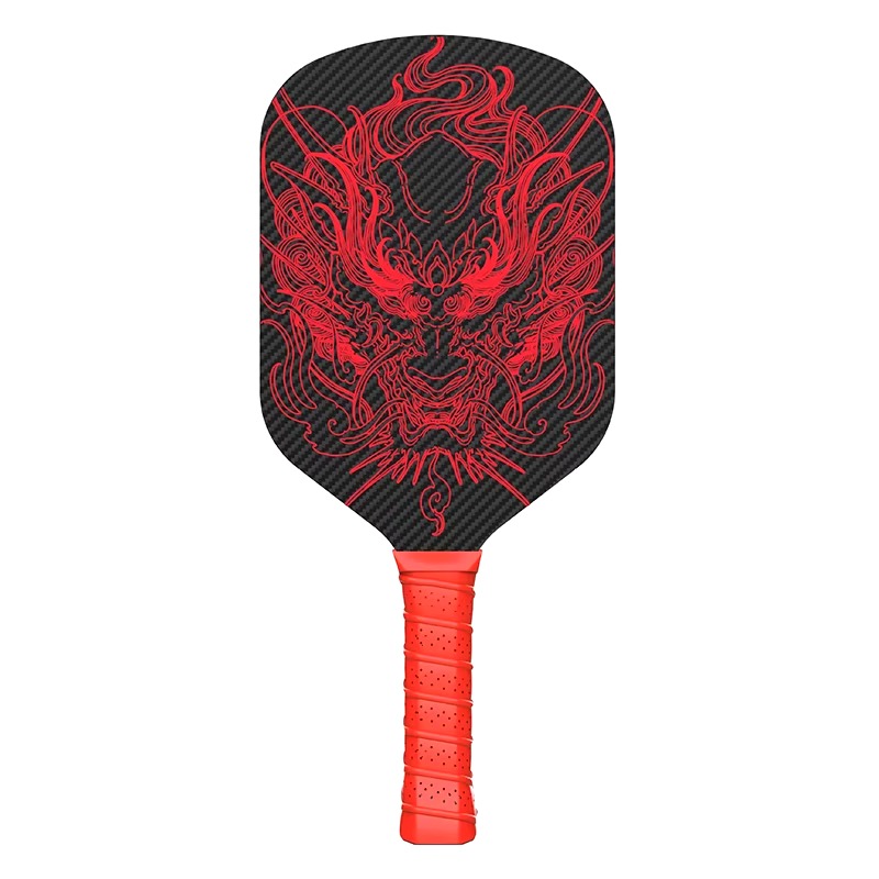 Dragon T700 Carbon Fiber Pickleball Paddle 16mm honeycomb core Thermoformed Unibody racket edgeless Increased Sweet Spot Textured Surface With Foam Ed