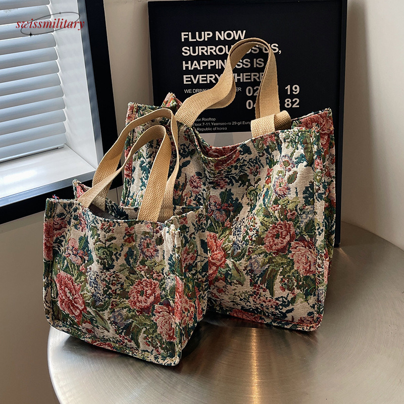 Large capacity ethnic style handbag 2024 new trendy and fashionable commuting for women ins single shoulder tote bag #8 Swissmilitary