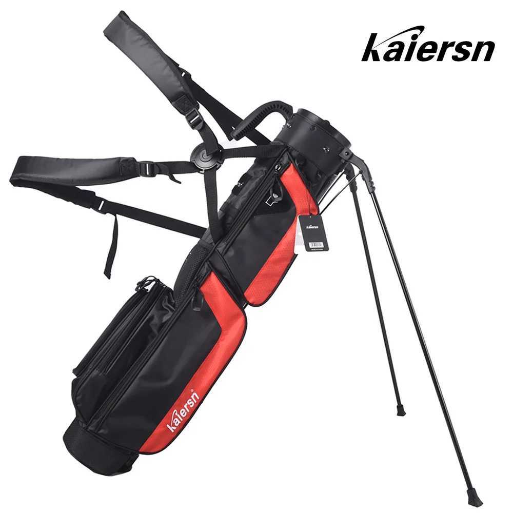 Kaiersn Golf Bag Mens and Womens Lightweight Golf Rack Bag Multi functional Stand Bag Can Hold a Full Set of Clubs W240921