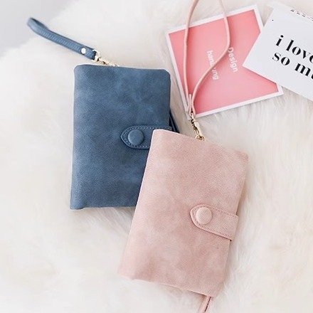 2024 New Designer Wallet Matte Wallet for Women, Short Korean Version, Student, Fresh, Cute, Women Multi Card Set Free Shipping