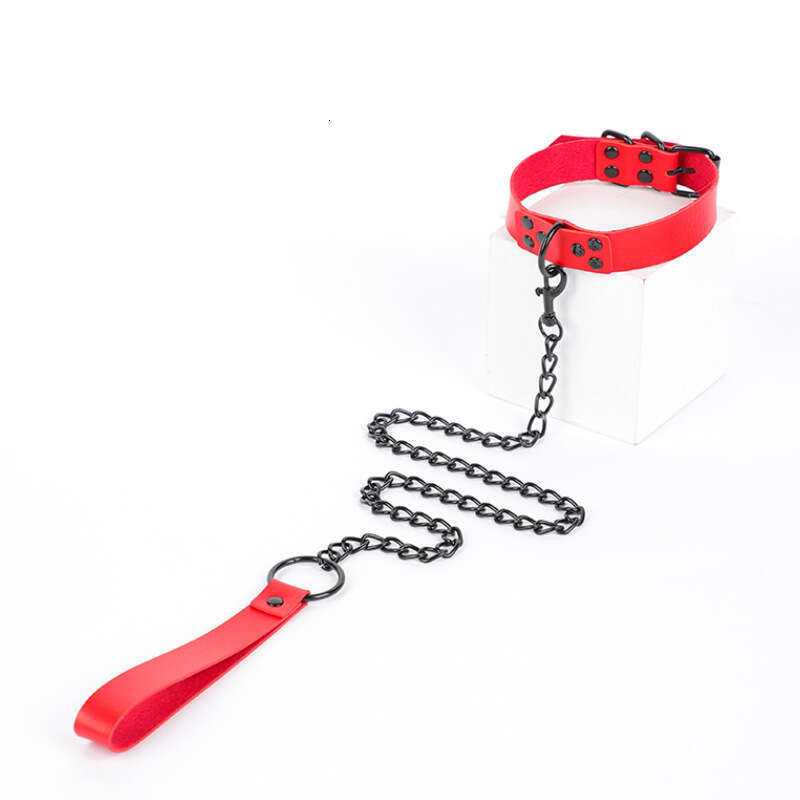 SM Props Sex Collar Female Industrial Punk Style Binding and Binding Traction Collar Alternative Sex Products Delivery