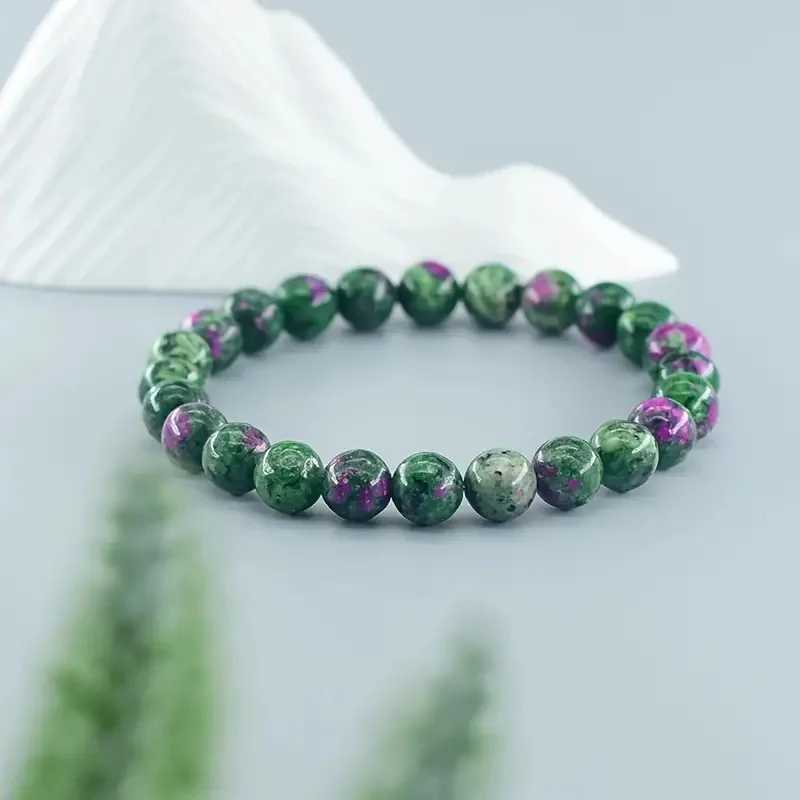Charm Geniune Natural Epidote Zoisite Stone Bead Bracelet Homme Bracelet Made of Natural Stone Fashion Gifts Jewelry for WomenX240921