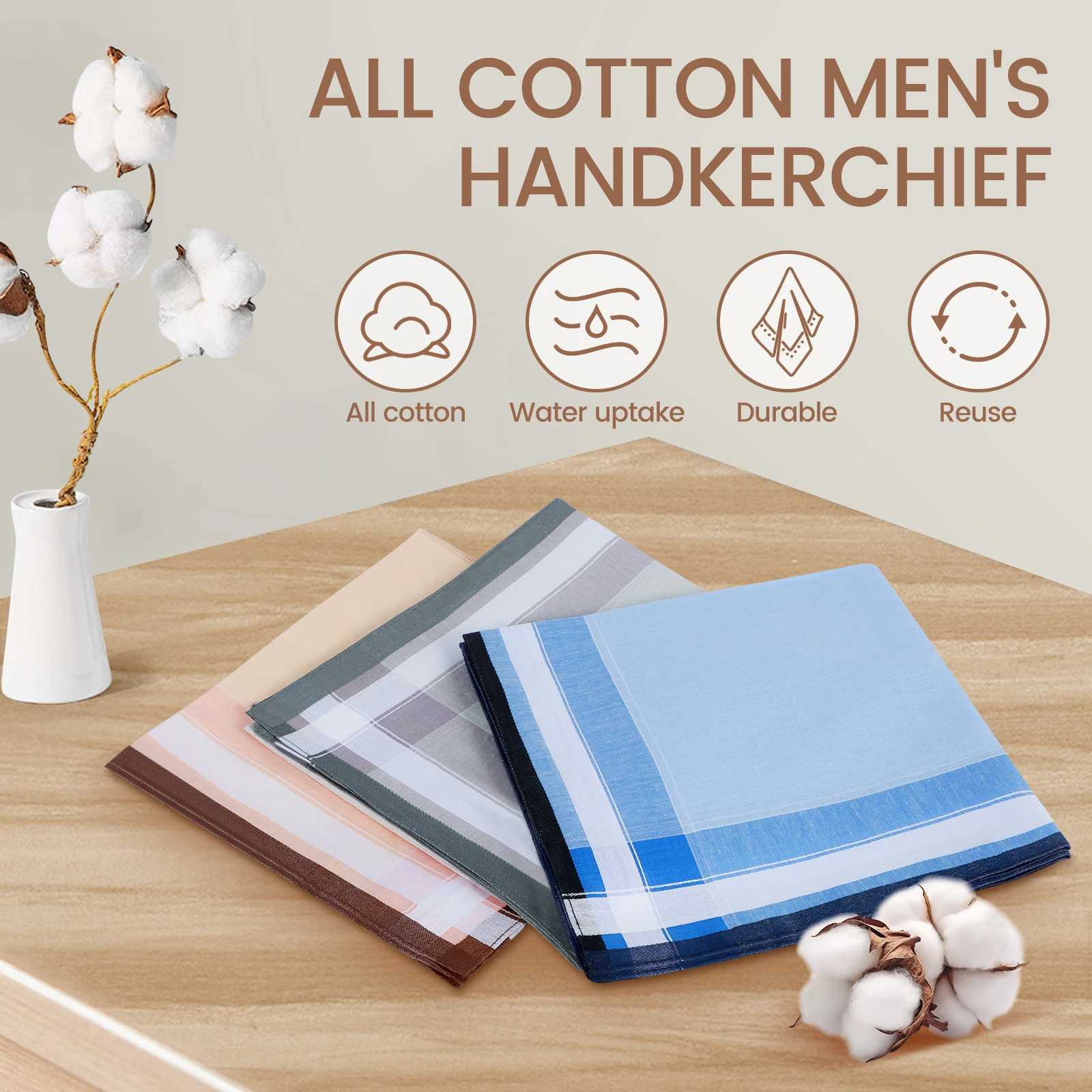 10-24 handheld towels with multi-color plain weave mens retro pocket cotton towels used for wedding party business W240921