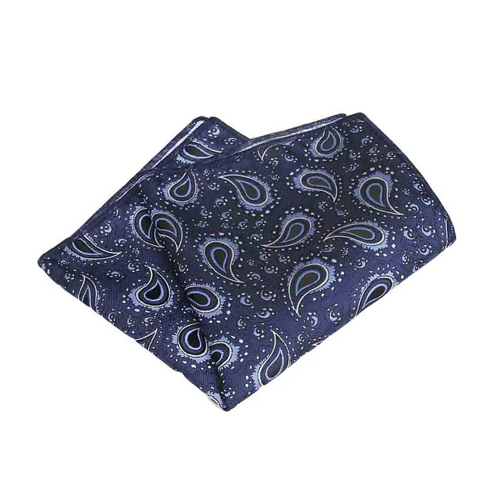 Mens Classic Paisley Handkerchief Hanky Wedding Party High Grade Pocket Square BWTQN0317X240921