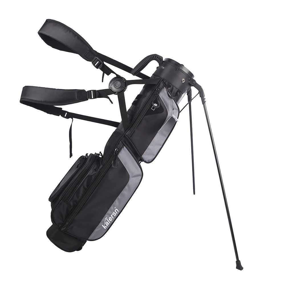 Kaiersn Golf Bag Mens and Womens Lightweight Golf Rack Bag Multi functional Stand Bag Can Hold a Full Set of Clubs W240921