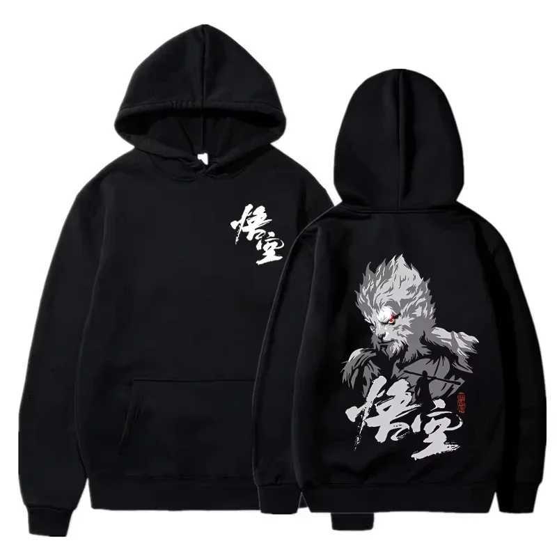 Black Myth Martial Arts Printed Hoodies Mens Fashion Sportswear Womens Sportswear Jackets Hoodies Zippers Sportswear Oversized Tops W240921
