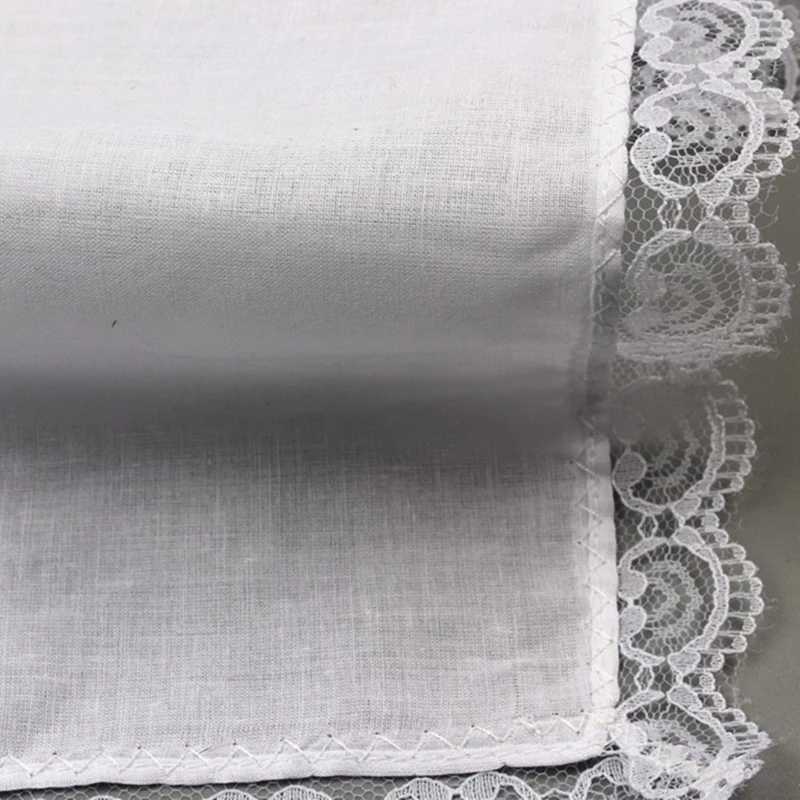 Wedding party pocket handle bride and groom lace Hanks W240921