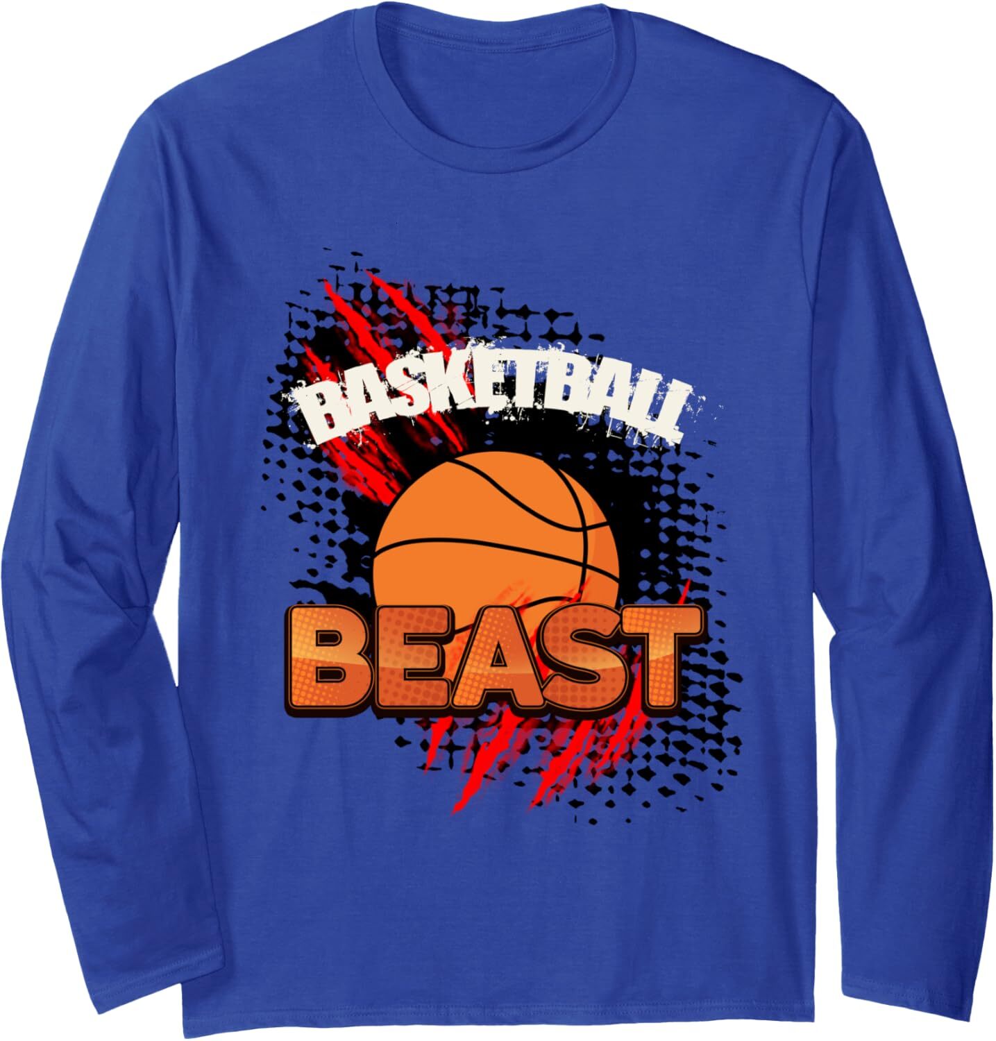 Long Sleeve Shirts for Men sweatshirt Basketball Beast Funny Basket ball Player n Fan Gift Long Sleeve Tee Streetwear Casual tops clothes