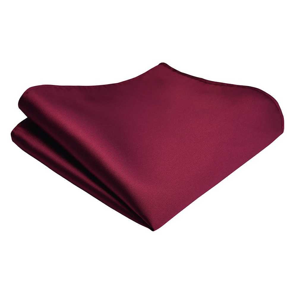 Ricnais Classic Silk Waterproof Handkerchiefs Solid 25cm*25cm Hanky Green Red Gold Pocket Square For Man Wedding Business PartyX240921