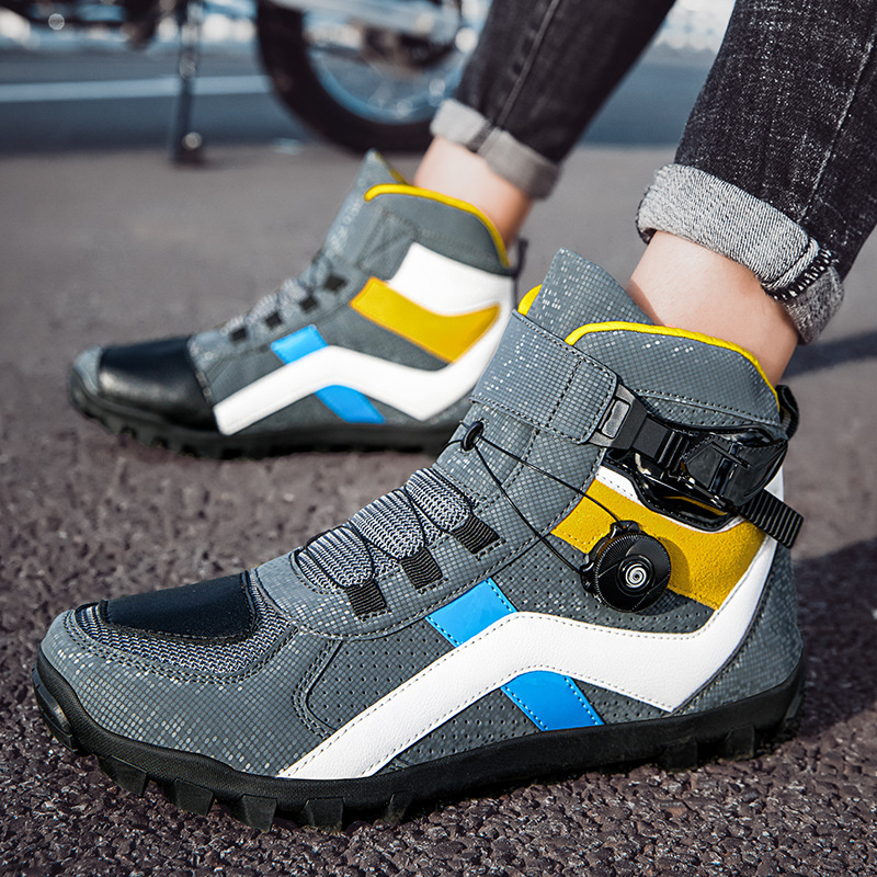 ddmytiger S1988 Riding Shoes Male Knight Off road Motorcycle Racing Short Boots Four Seasons C ddmythur