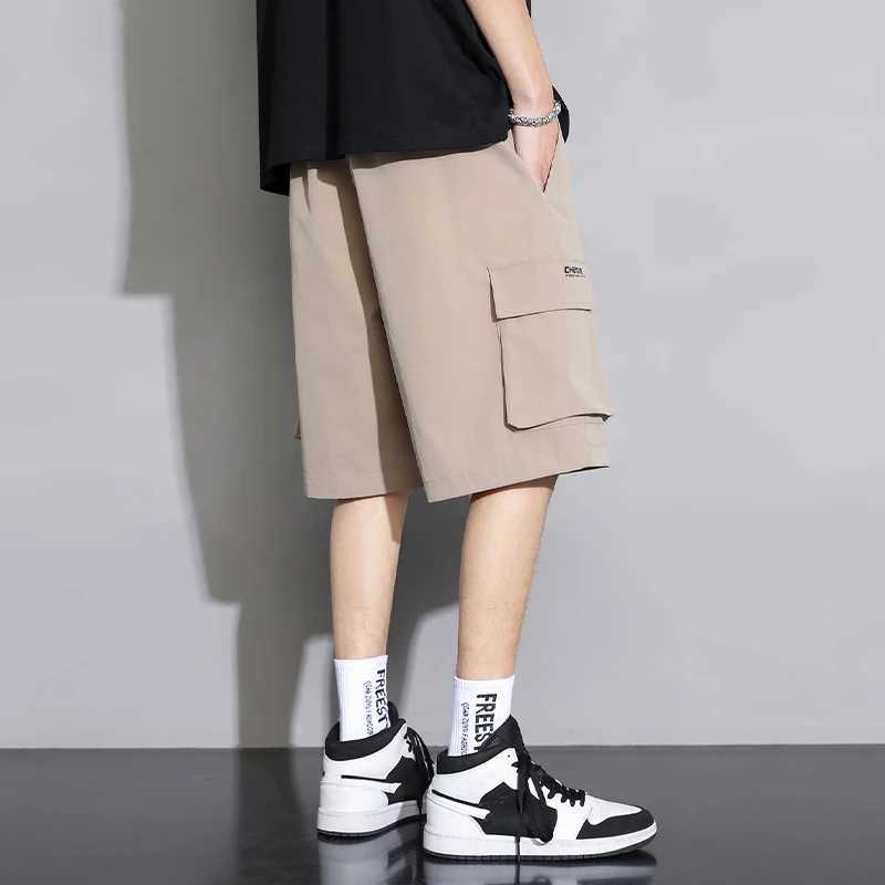 Mens Fashion New Cargo Shorts Casual Big Pockets Versatile Summer ShortsX240921