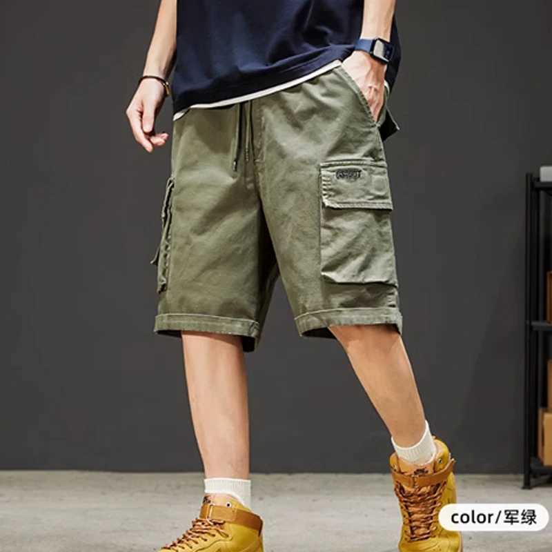 Cargo Shorts Mens fashion 2024 summer ins casual pants students trend port wind pantsX240921