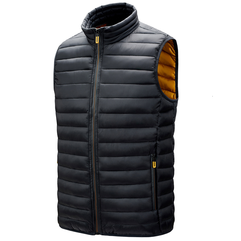Vest Winter Windproof Waterproof Warm Sleeveless Men Jacket Autumn Casual Fashion Thicken Waistcoat Brand Clothing