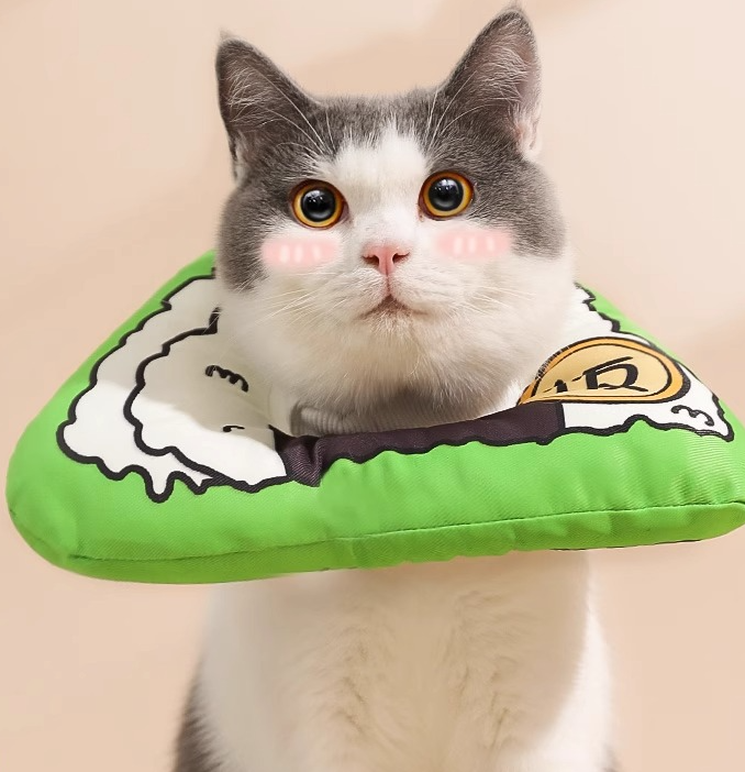 Halloween Lick-bite resistant Elizabeth Ring Waterproof Shame Ring Cat collar Cat Small to medium dog neck pet supplies