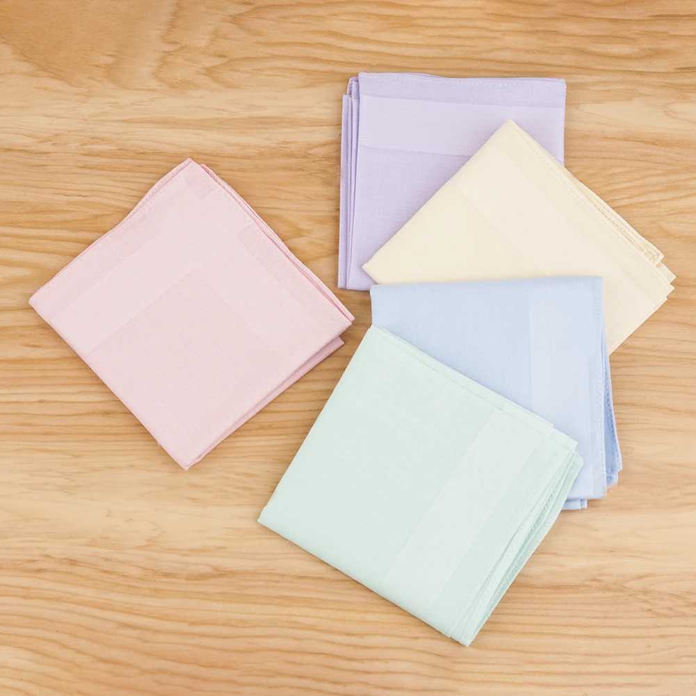 10 candy colored handles solid square handles mixed colors pure cotton comb handles 40 X 40cm W240921
