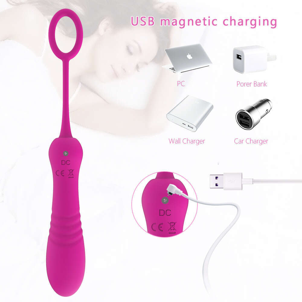 Telescopic egg vibrator for women, female pussy vibration egg sex toy