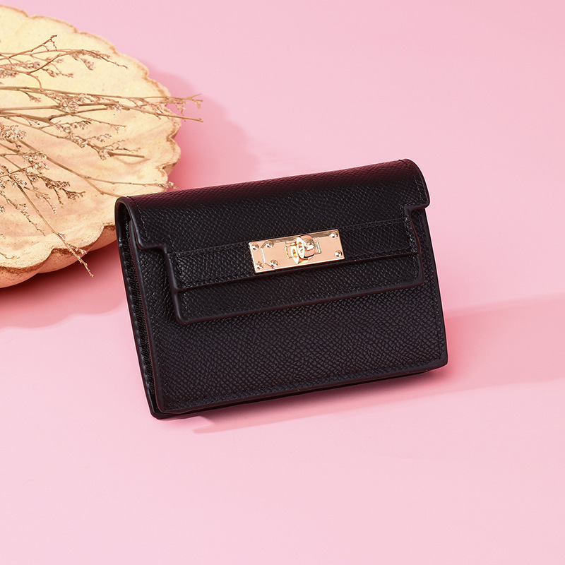 New Designer Compact Women's Wallet Anti Demagnetization Multi Slot Premium Sensory Card Bag 2025 Free Shipping