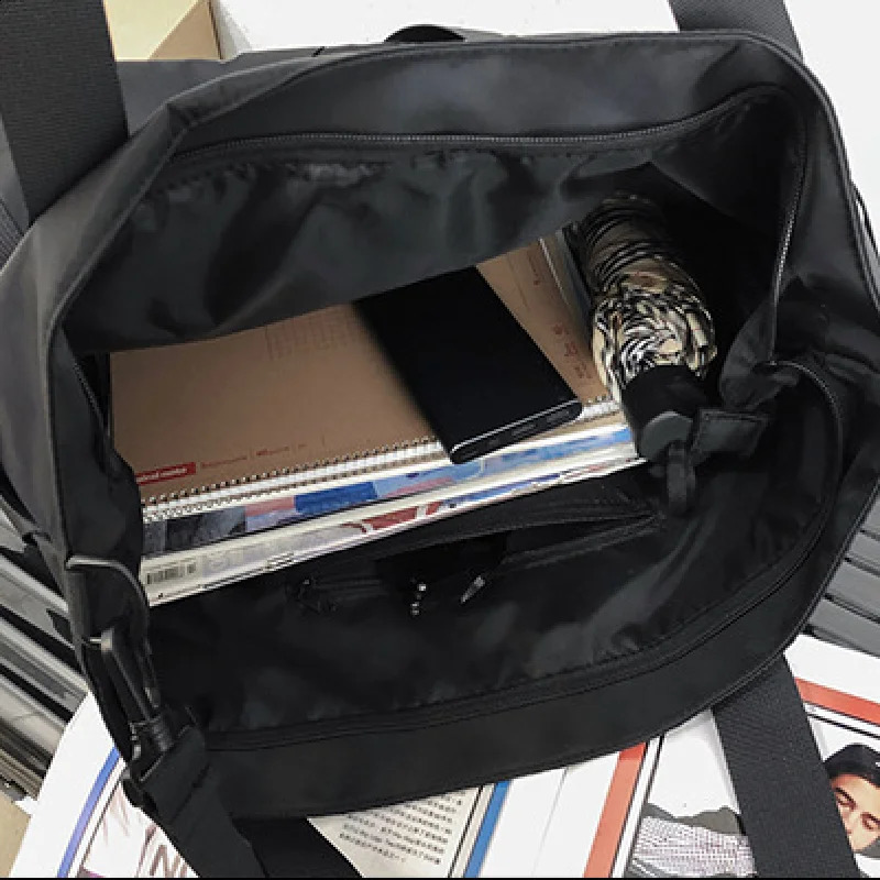Casual Tote Bag Mens Big Handbag Fashion For Man Large Capacity Cross Bag Men Fit For Short Distance Travel Shoulder Bag 240921